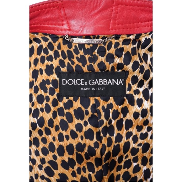 Dolce & Gabbana S/S 2001 Runway Leather Biker Jacket - Picture 6 of 6